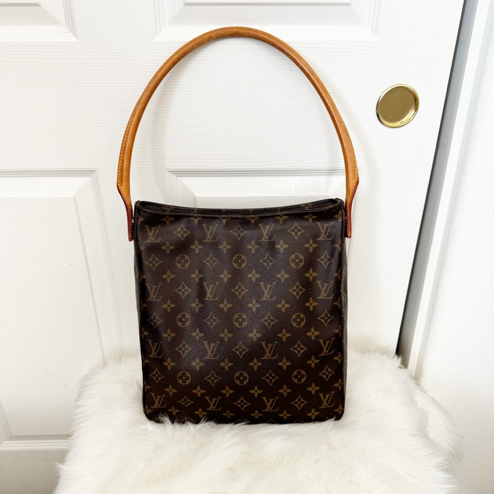 LOUIS VUITTON Monogram Looping GM Authentic